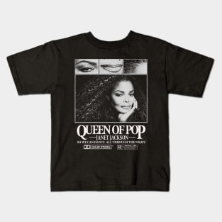 Janet Jackson Queen of Pop Kids T-Shirt